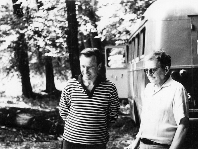Chtchedrine avec Chostakovitch à Dilijan, Juillet 1964. Dilijan. DSCH Publishers
