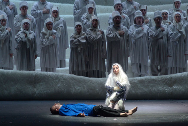 Scène du spectacle Le Gaucher. Photo — Archives du théâtre.